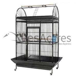 Cage gris YACO pour perroquets (178 cm)